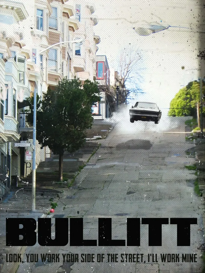 Bullitt tela con Cornice a cassetta da 2toastdesign