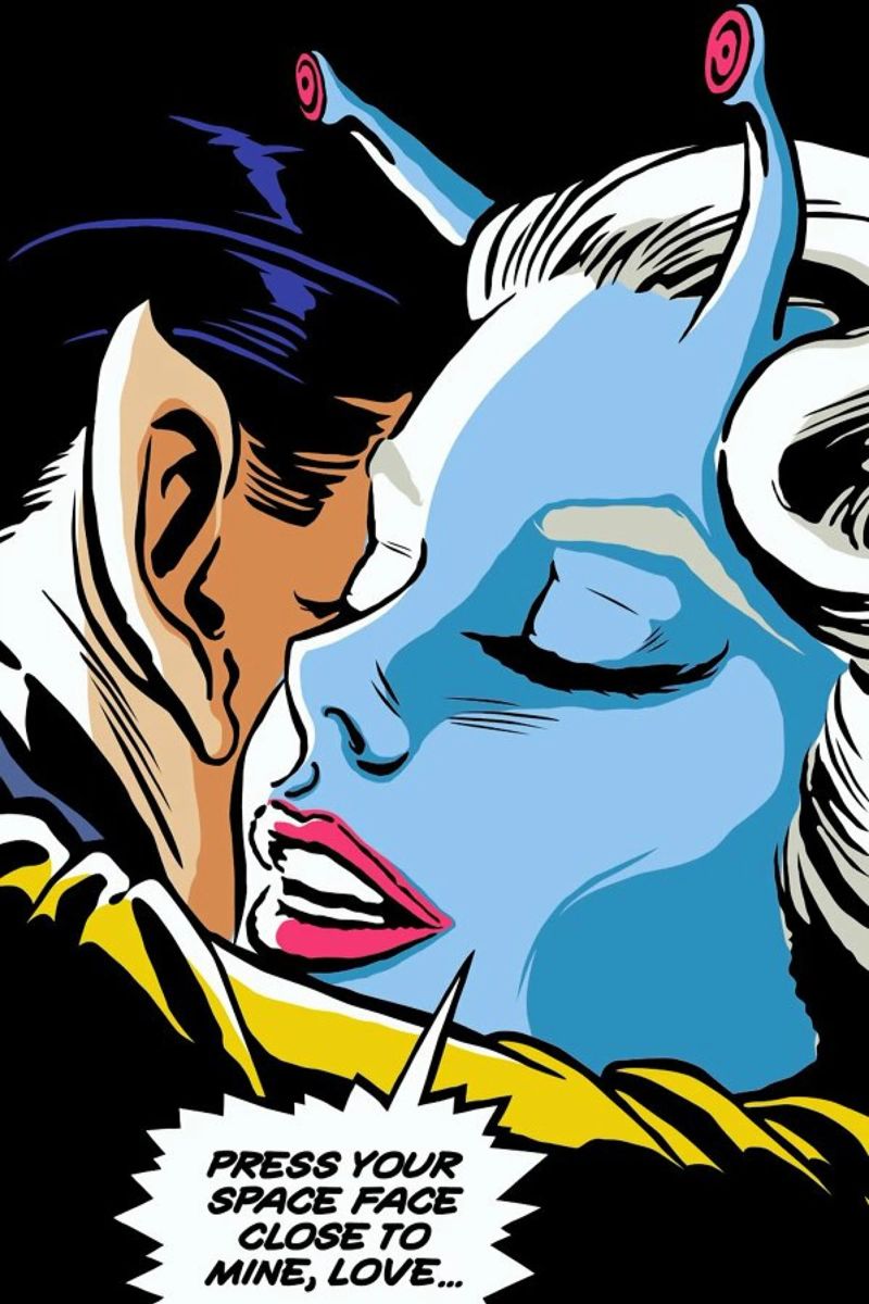A Love from Outer Space Poster von Butcher Billy
