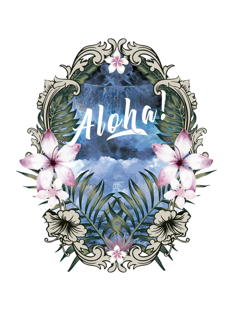 Aloha! Hawaiian Art poster da Magnific