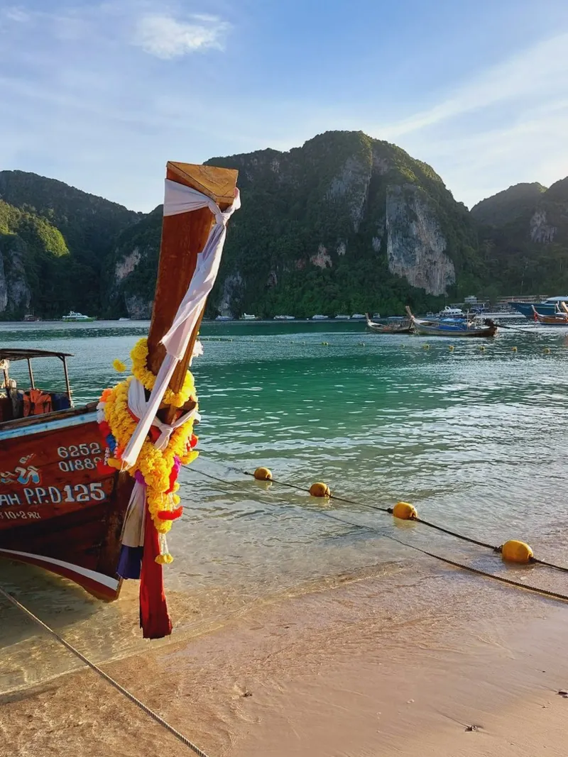 Thailand Boat lienzo de Les Meravelles