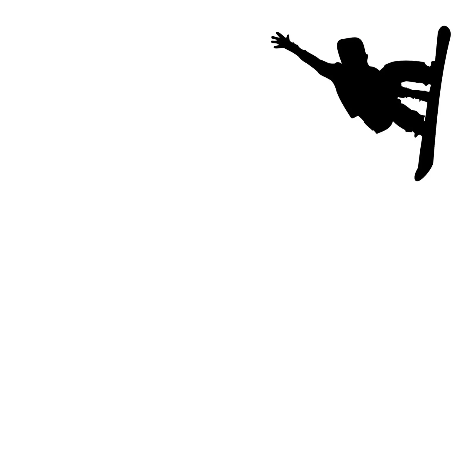 Snowboard backlit folie van Alina