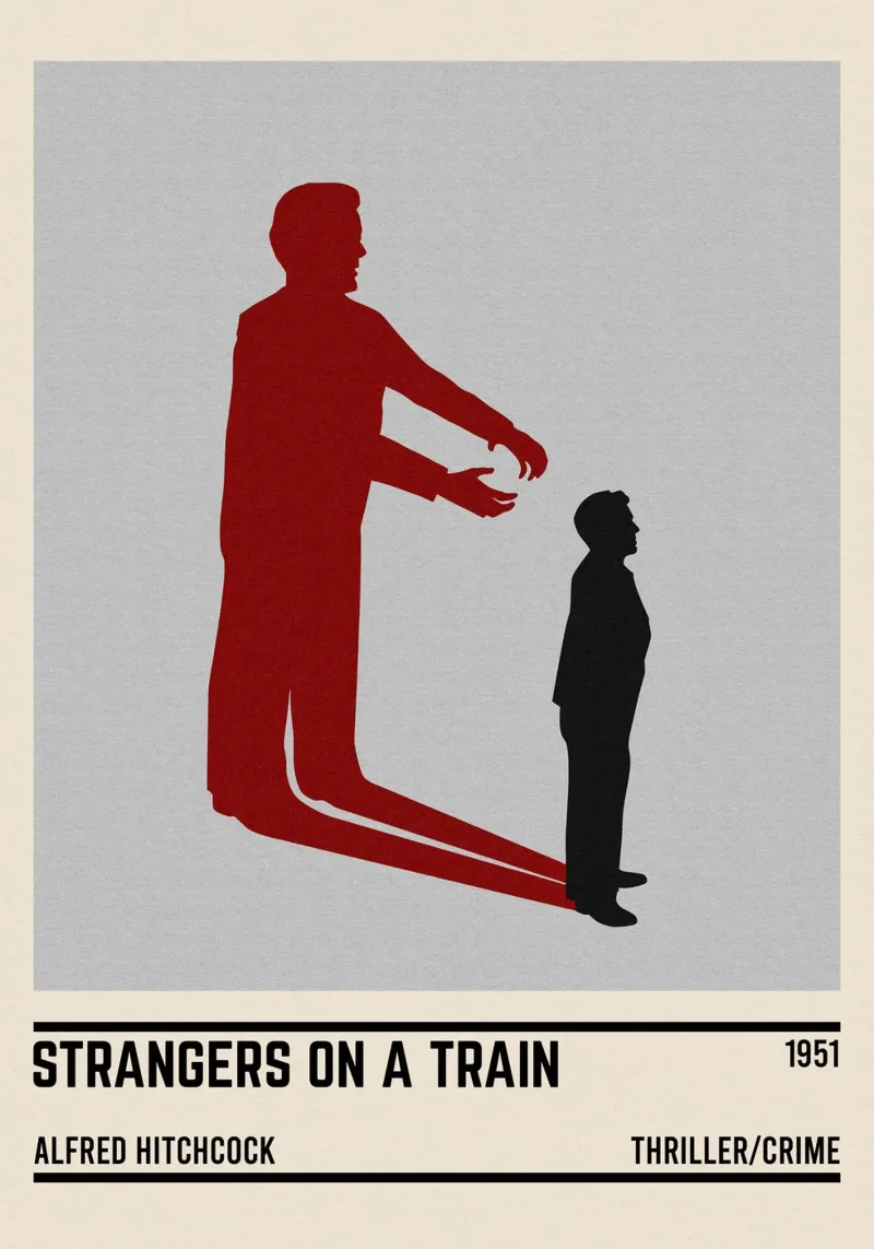 Strangers on a Train pellicola backlit da TheArtstudio