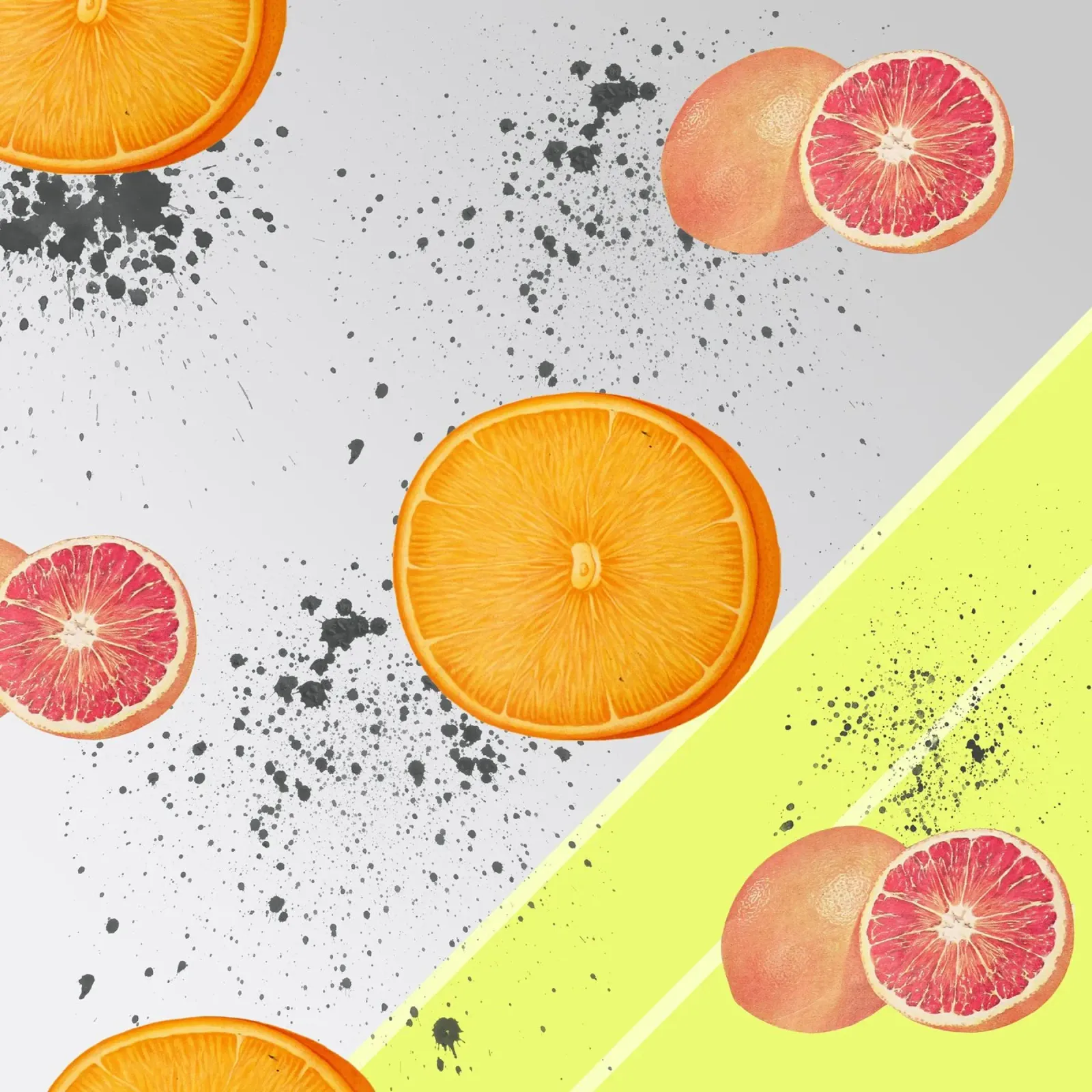 Grapefruit Orange Pattern pannello forex da IndigoBird