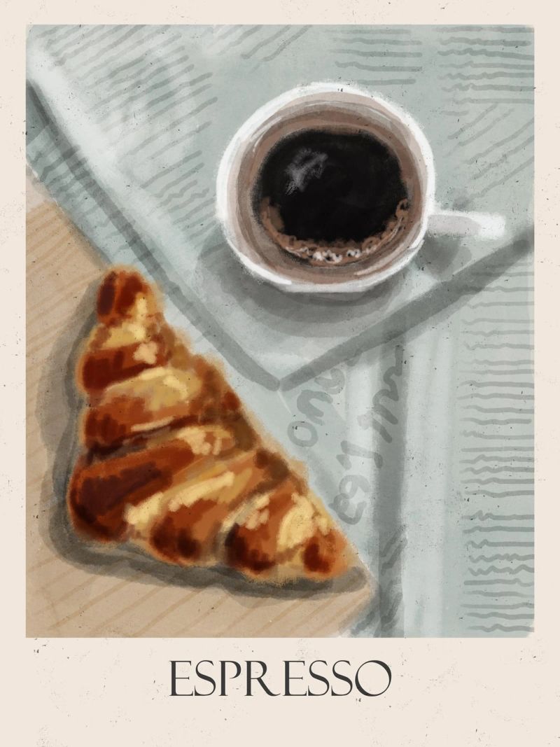 Espresso Poster von Indigo Rain