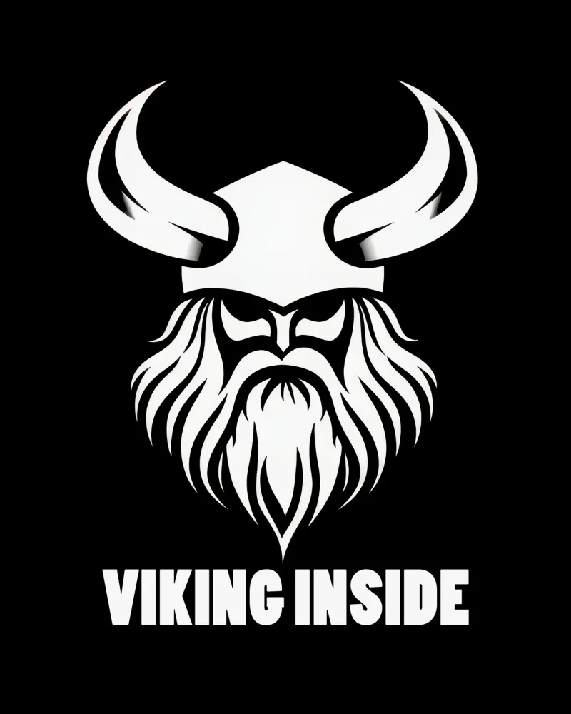 Viking Inside | Design per camicia da uomo pellicola backlit da Autofocus