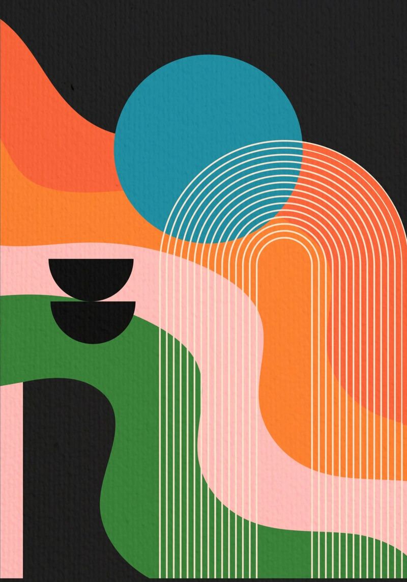 Formes géométriques 179 poster de Gaite