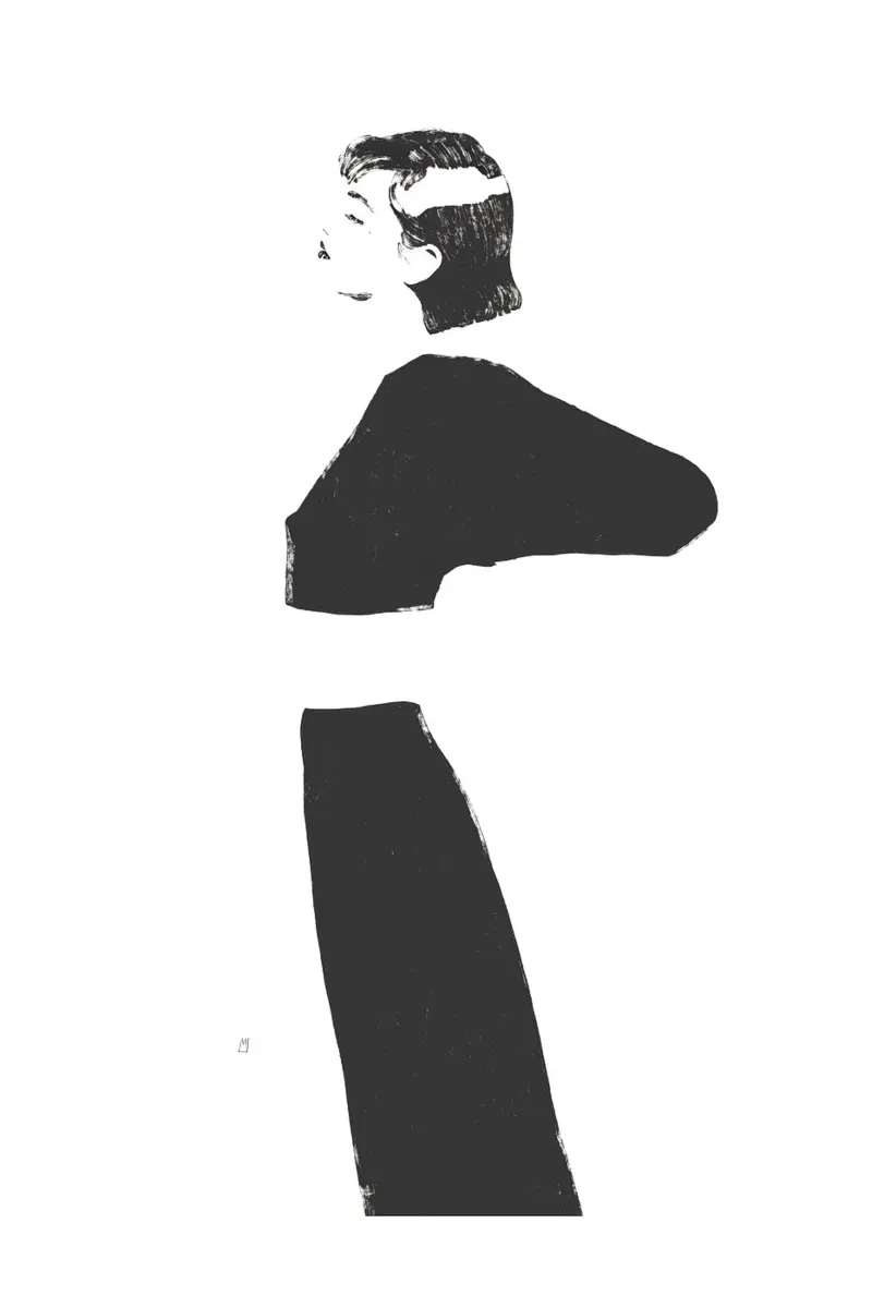 Untitled (Female Figure IX) pellicola backlit da Manuel Rebollo