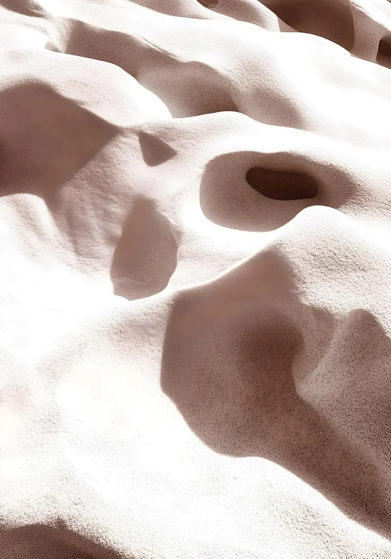 Texture di dune e sabbia - Collezione La Plage pellicola backlit da Conde Arte