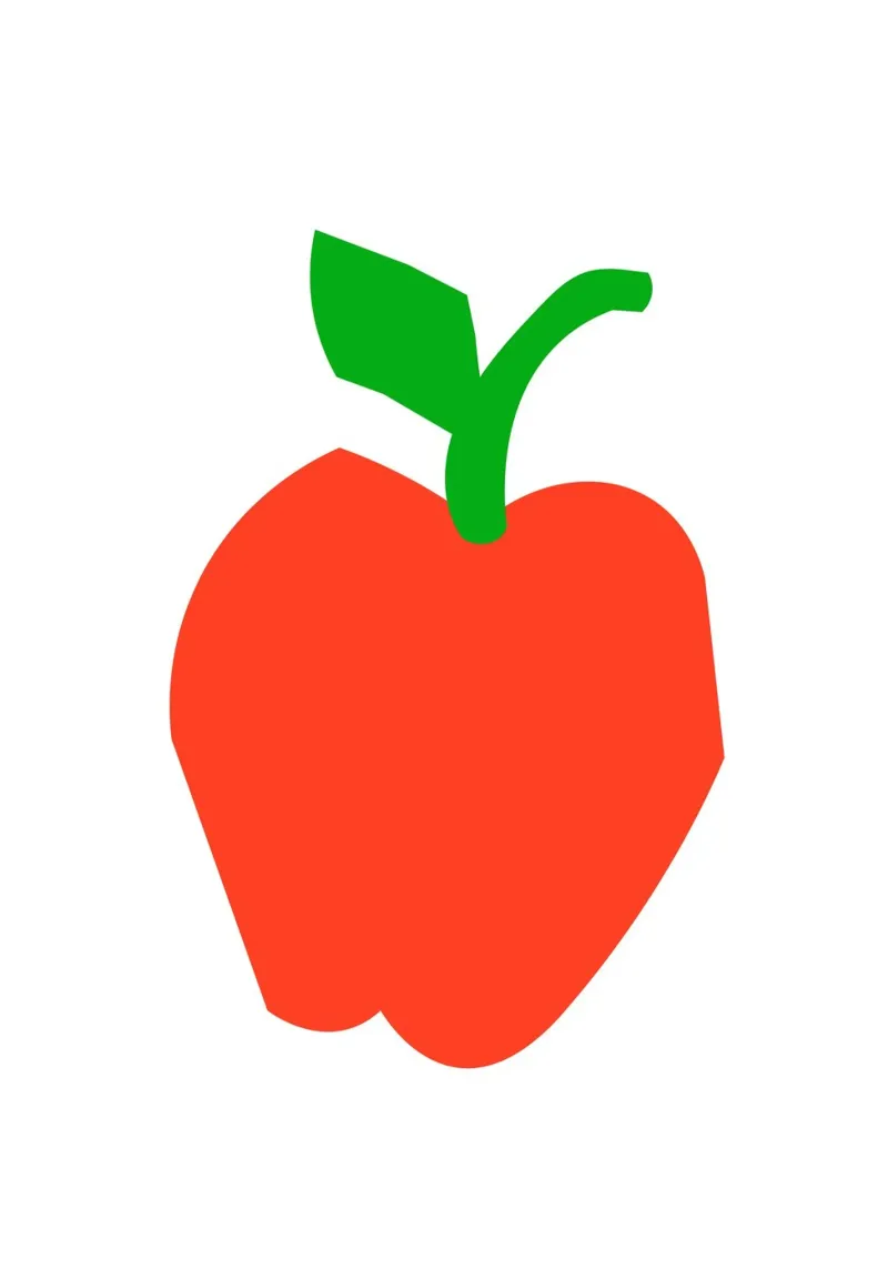 Red Apple alluminio dibond da ramosashop