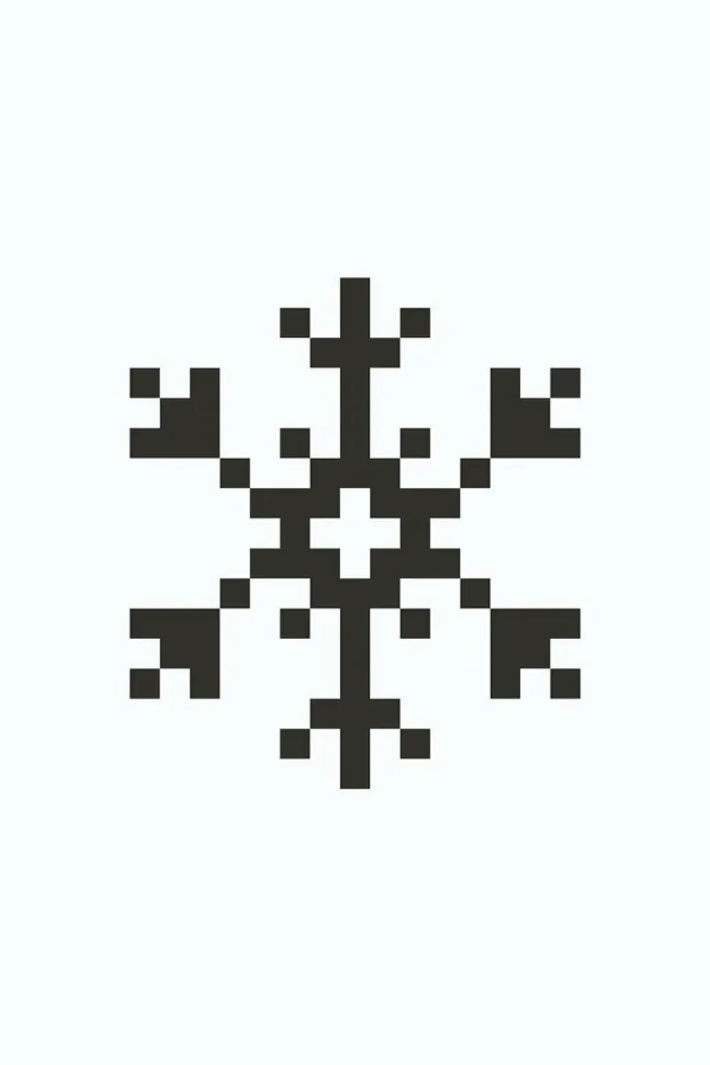 Black Snowflake 2 pellicola backlit da Studio One
