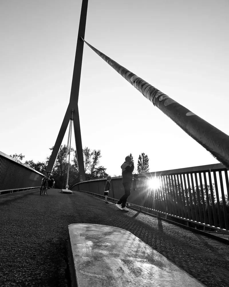 Sunset Brigde pellicola backlit da Soulshots