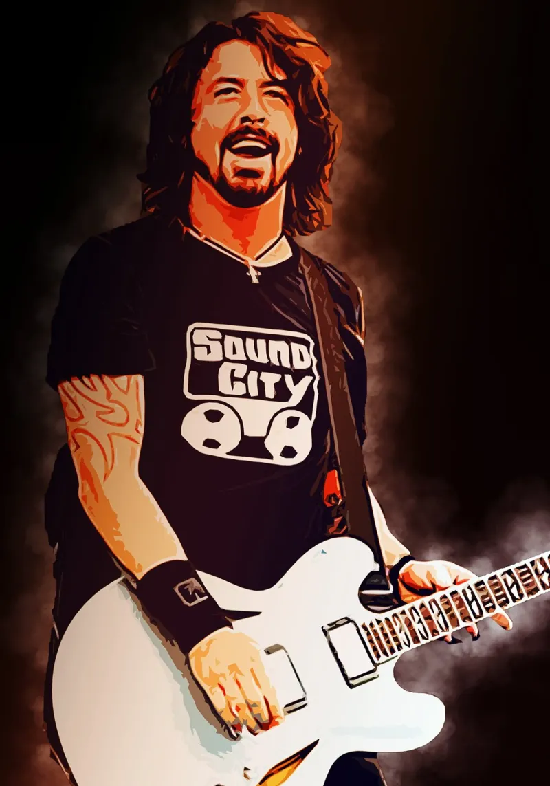 La storia di Dave Ghrol poster con telaio in plastica da neonartroom