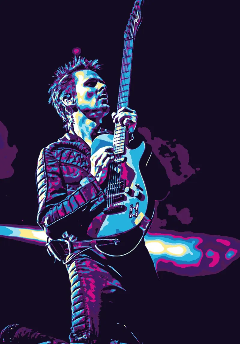 Citazioni di Matthew Bellamy pellicola backlit da neonartroom