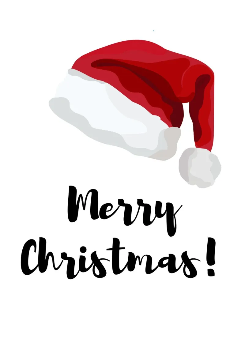 Merry Christmas - Festive wall decoration alu-dibond by Christmas Shop