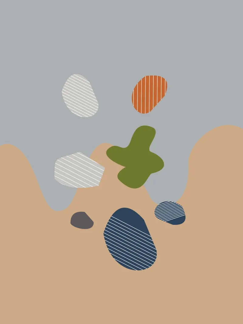 Fall Winter Abstract metacrilato de KHouse Studio