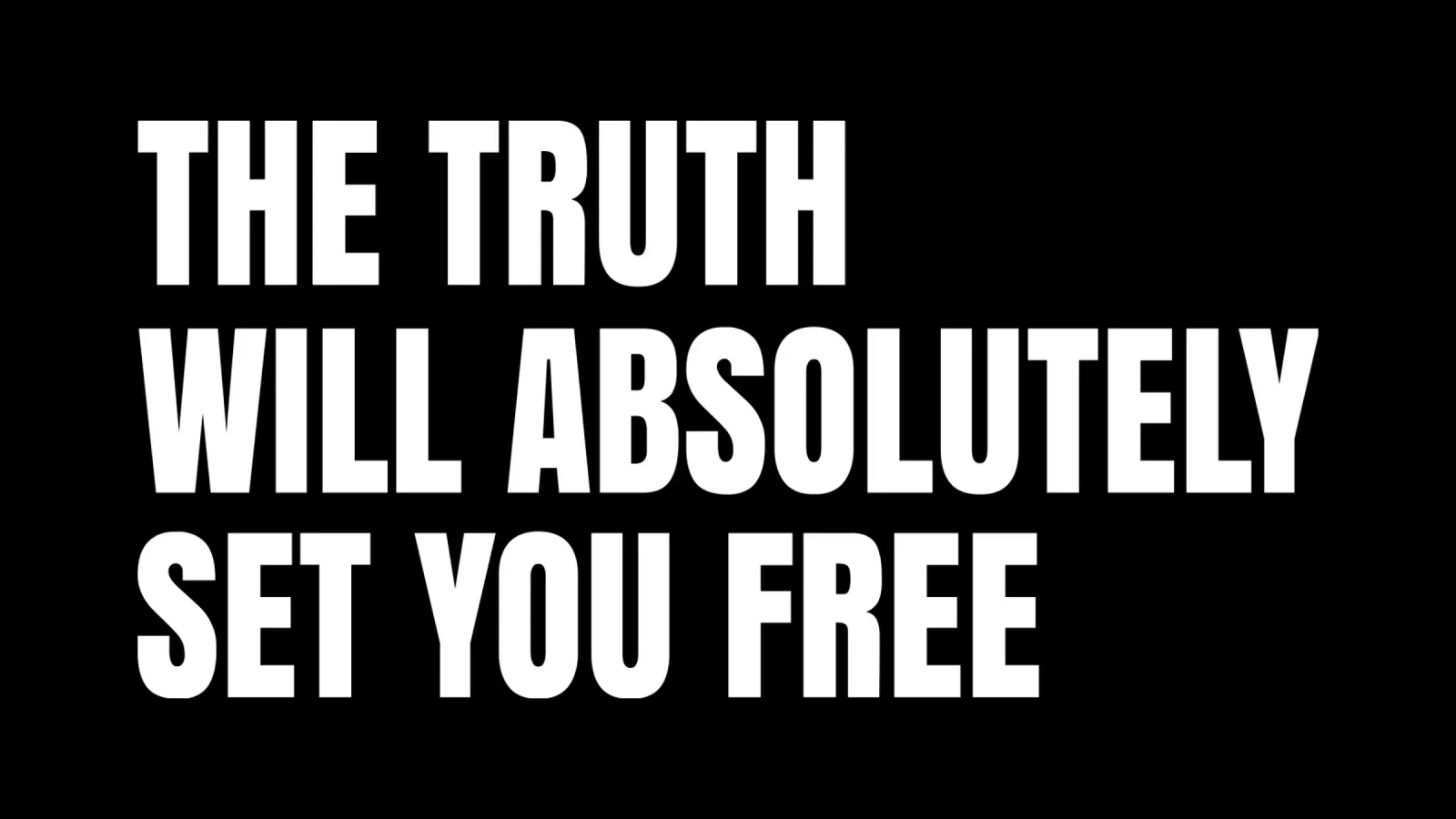 The truth will absolutely set you free pellicola backlit da happieeagle