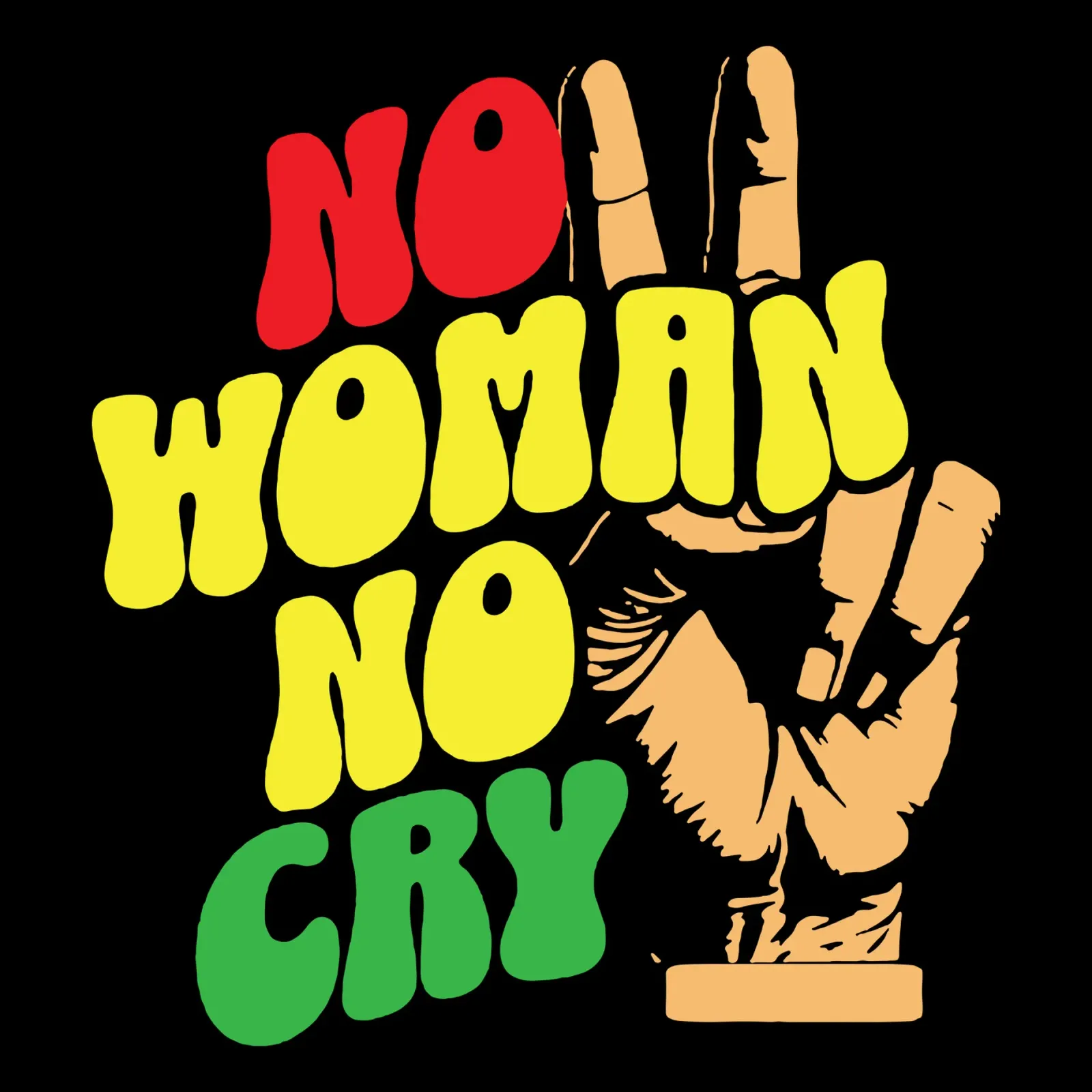 Pas de femme pas de cri poster avec cadre en bois de Gunawan Rb