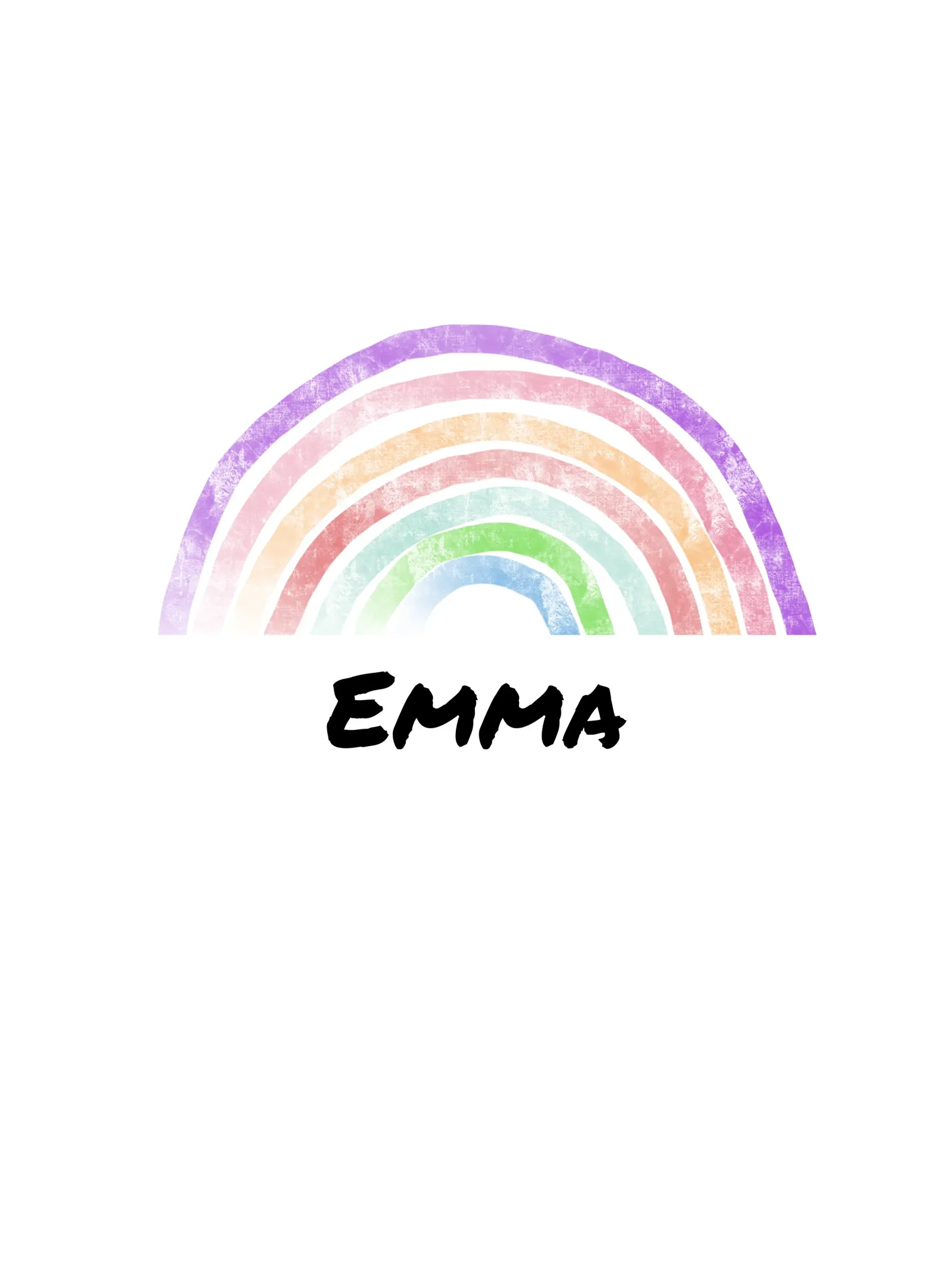 Rainbow with Name Backlit Folie von Magnific