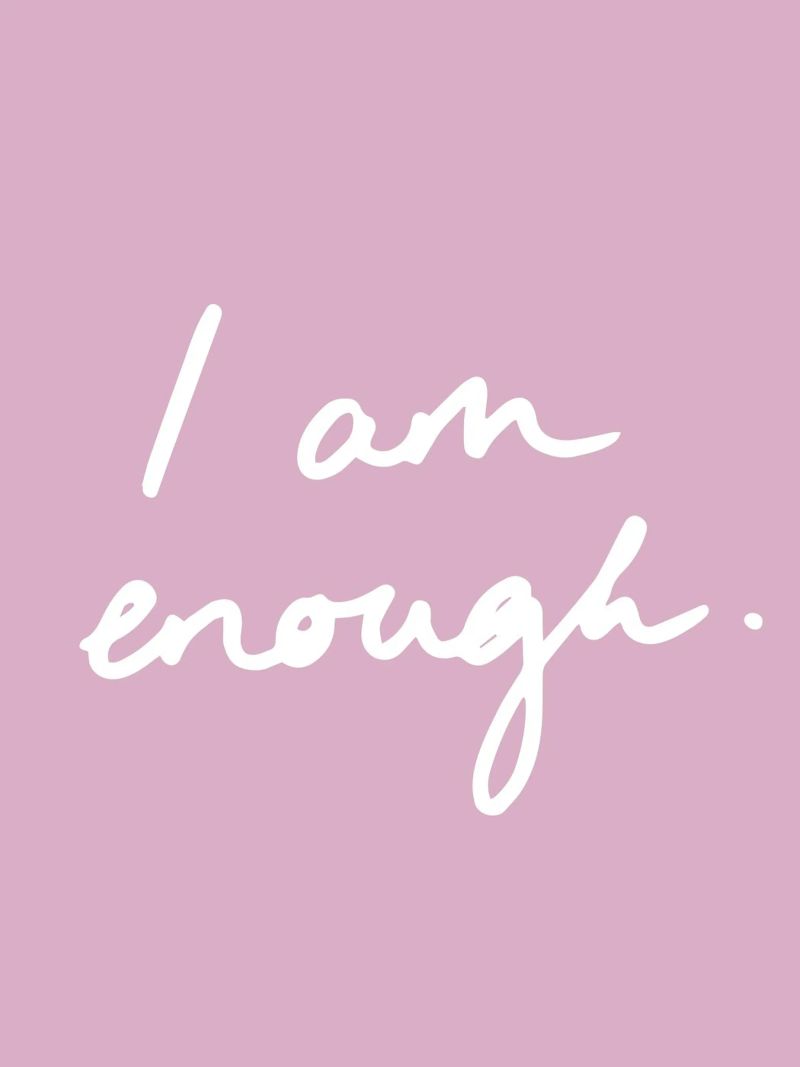 I am enough 1 pellicola backlit da Studio Memb
