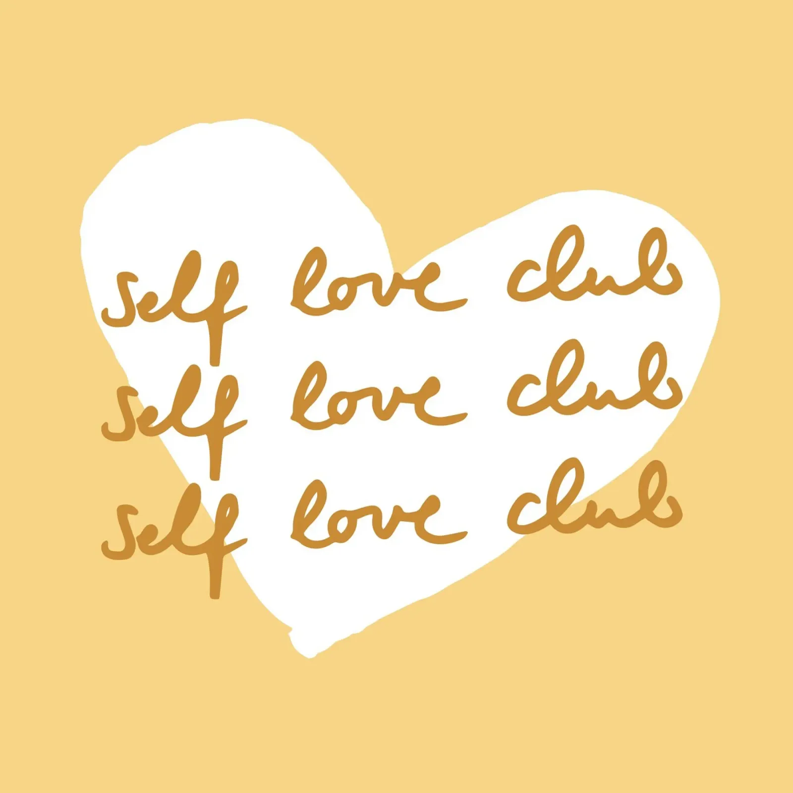 Self Love Club 1 poster with wooden frame by Studio Memb