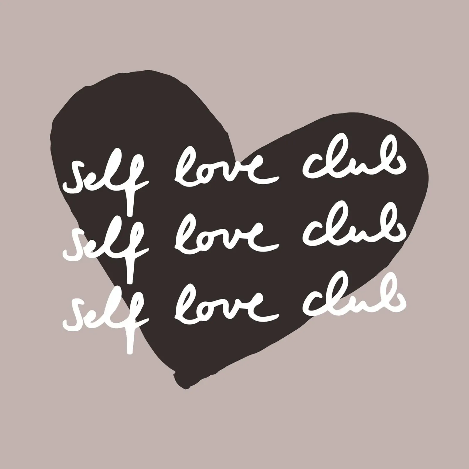 Self Love Club 2 poster with plastic frame by Studio Memb