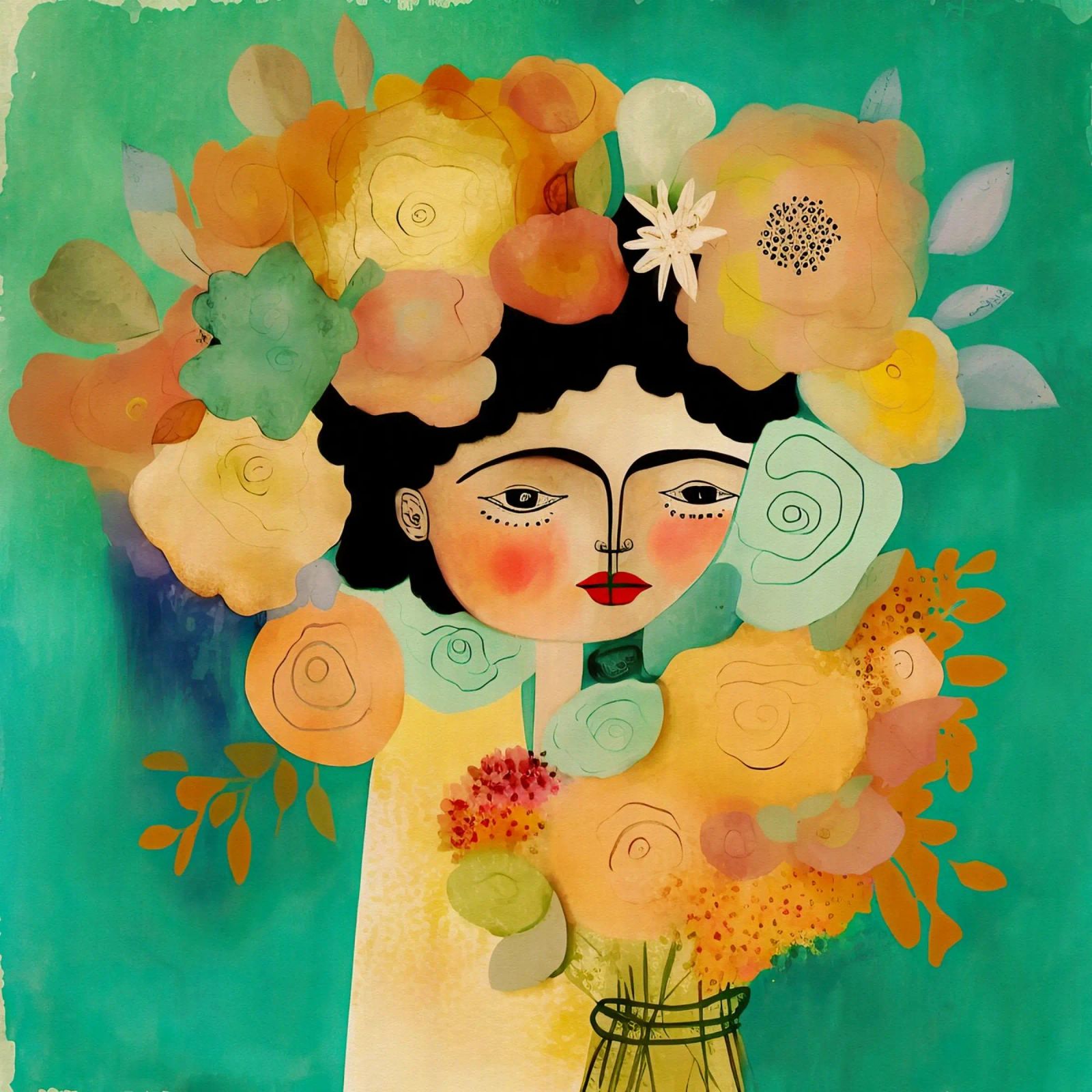 Das Flüstern der Blüte Poster von Modern Muse