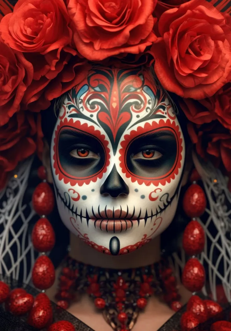 Day of the Dead Girl pellicola backlit da Lootprint