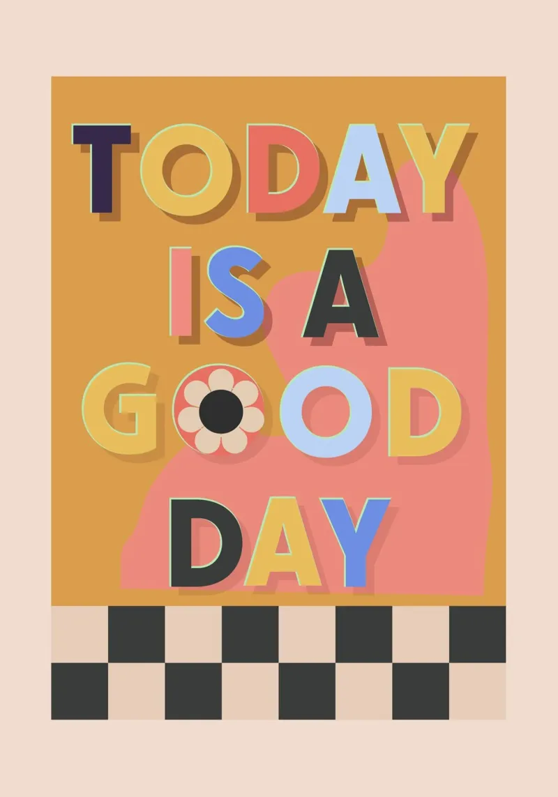 Today Is A Good Day canvas by Gaite