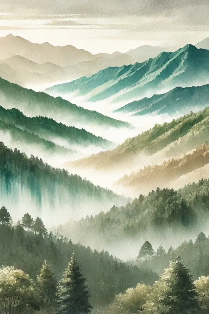 L'Éveil des Montagnes 2 carta hahnemühle da Épure design