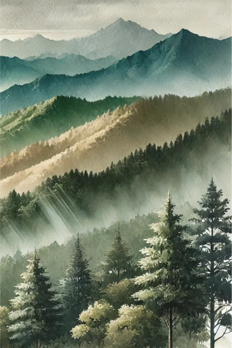 L'Éveil des Montagnes 3 hahnemühle de Épure design