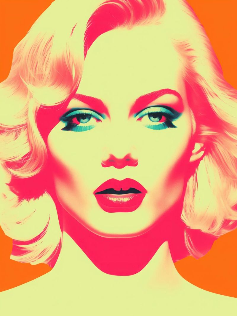 Decorative Blonde Gift | Pop Art poster by Autofocus