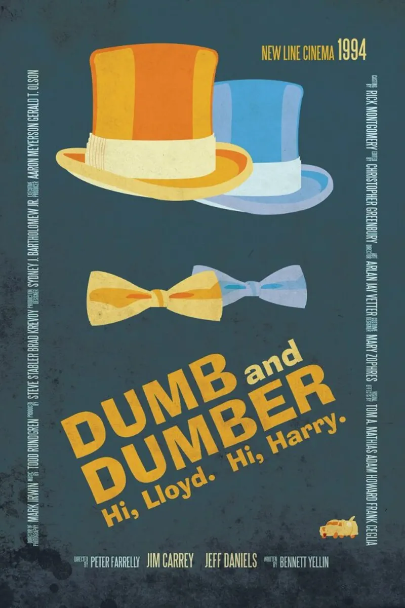 Dumb And Dumber pellicola backlit da Aycan Elijah Yilmaz