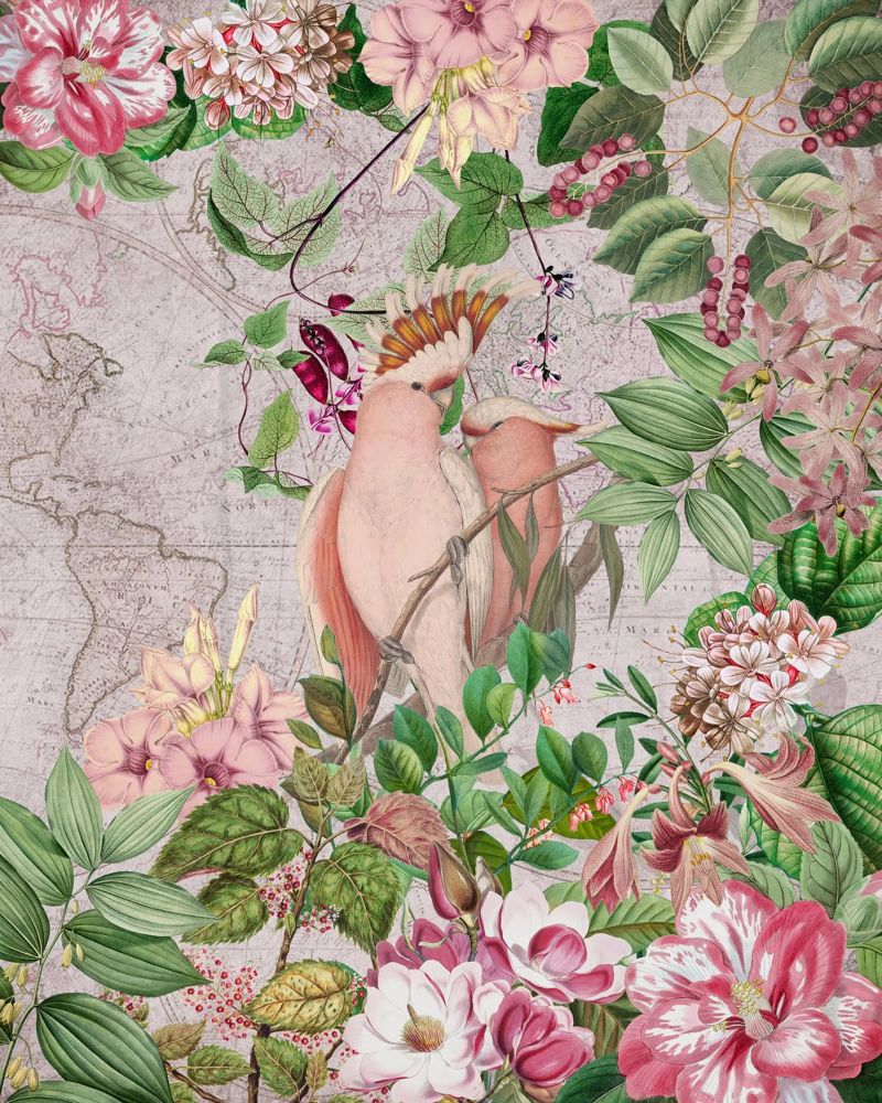 Birdsong in Paradise forex plate by Vintage World - Uta Naumann