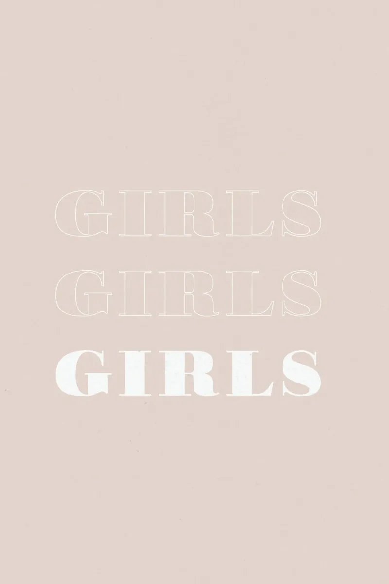 girls girls girls poster with wooden frame by Daily Inspiration