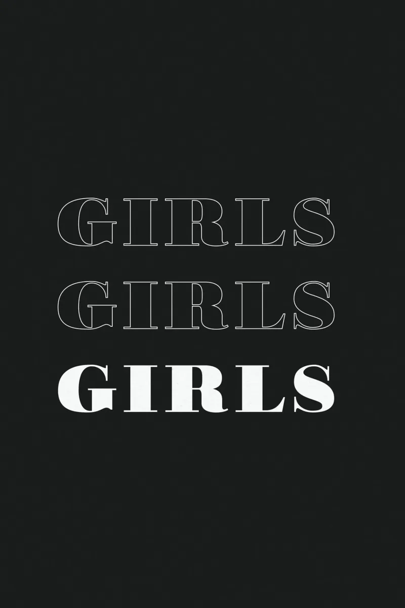 girls girls girls poster with wooden frame by Daily Inspiration