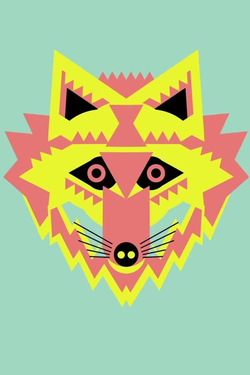 Fab Mr Fox Poster von Gareth Pollock Design