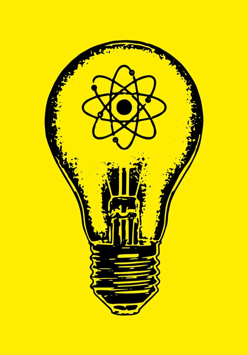 Idea scientifica sull'atomo plexiglass da Tobe Fonseca
