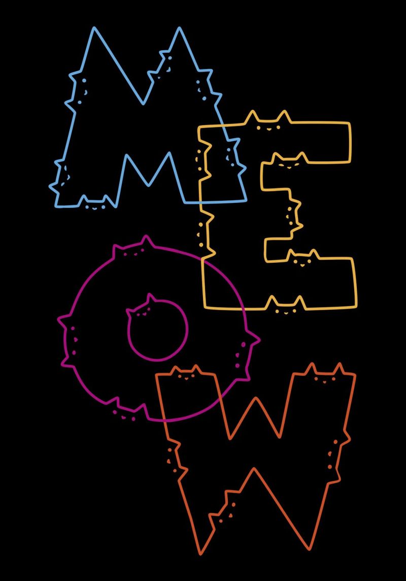 Divisione Meow Cat Lines poster da Tobe Fonseca