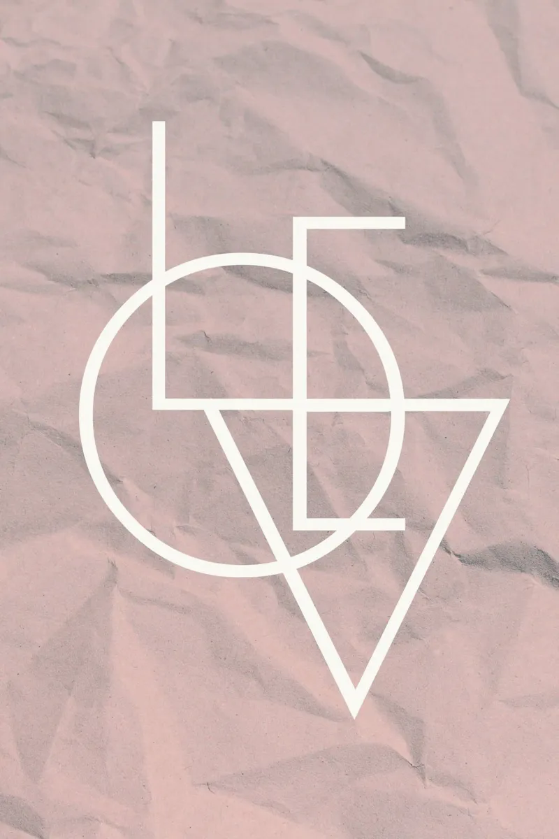 AMORE poster con telaio in alluminio da ArtDesign by KBK