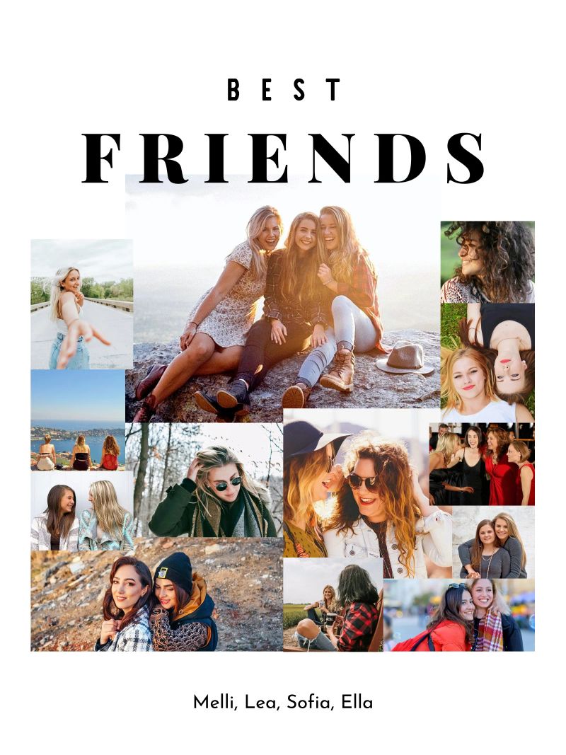 Best Friends poster de Bildschön | Fotocollagen