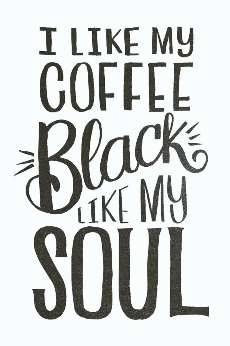 Black Coffee plexiglass da Matthew Taylor Wilson