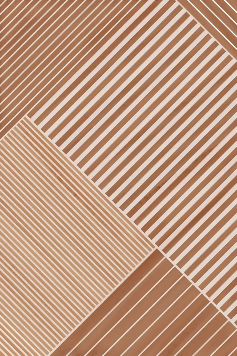 Geometric Pattern with Diagonal Lines alu-dibond by Melloi Art Print