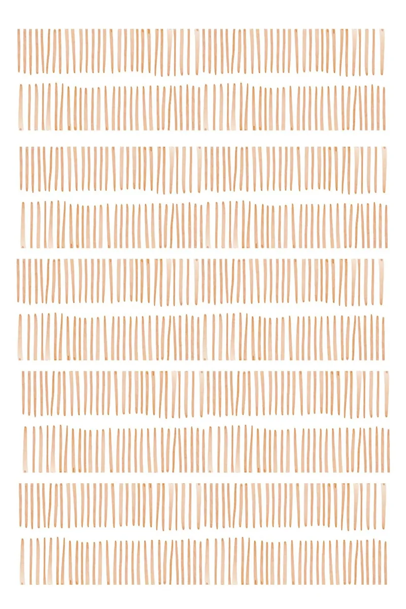 Modello a linee verticali plexiglass da Melloi Art Print