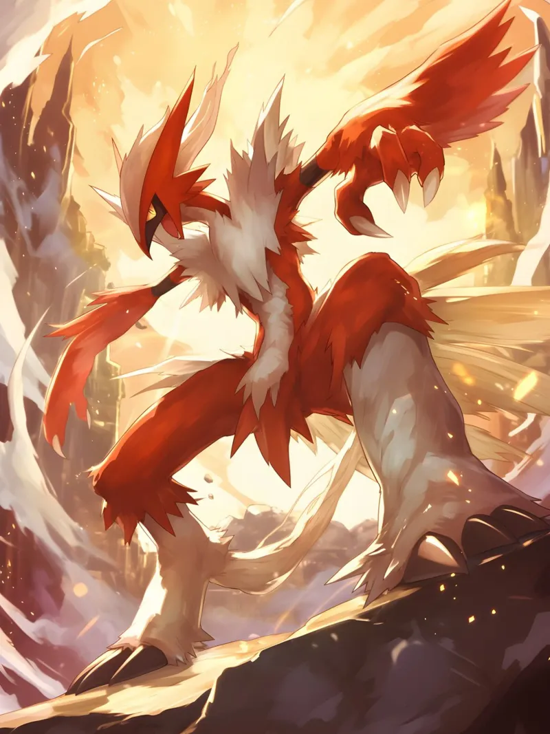 Blaziken pellicola backlit da CreativeStudio
