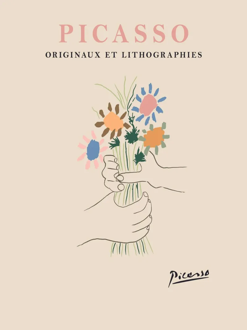 Fleurs de Picasso - un art intemporel hahnemühle de Whole©