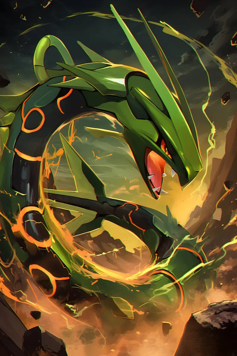 Rayquaza pellicola backlit da CreativeStudio