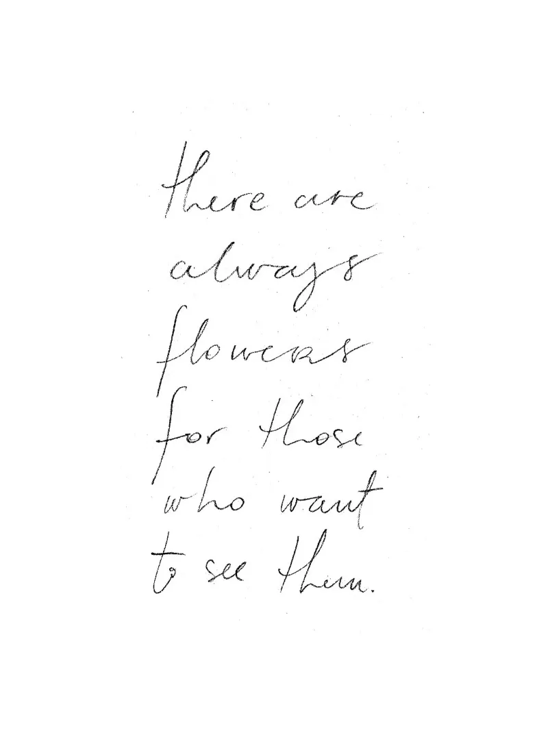 There are always flowers hahnemühle by Magnific