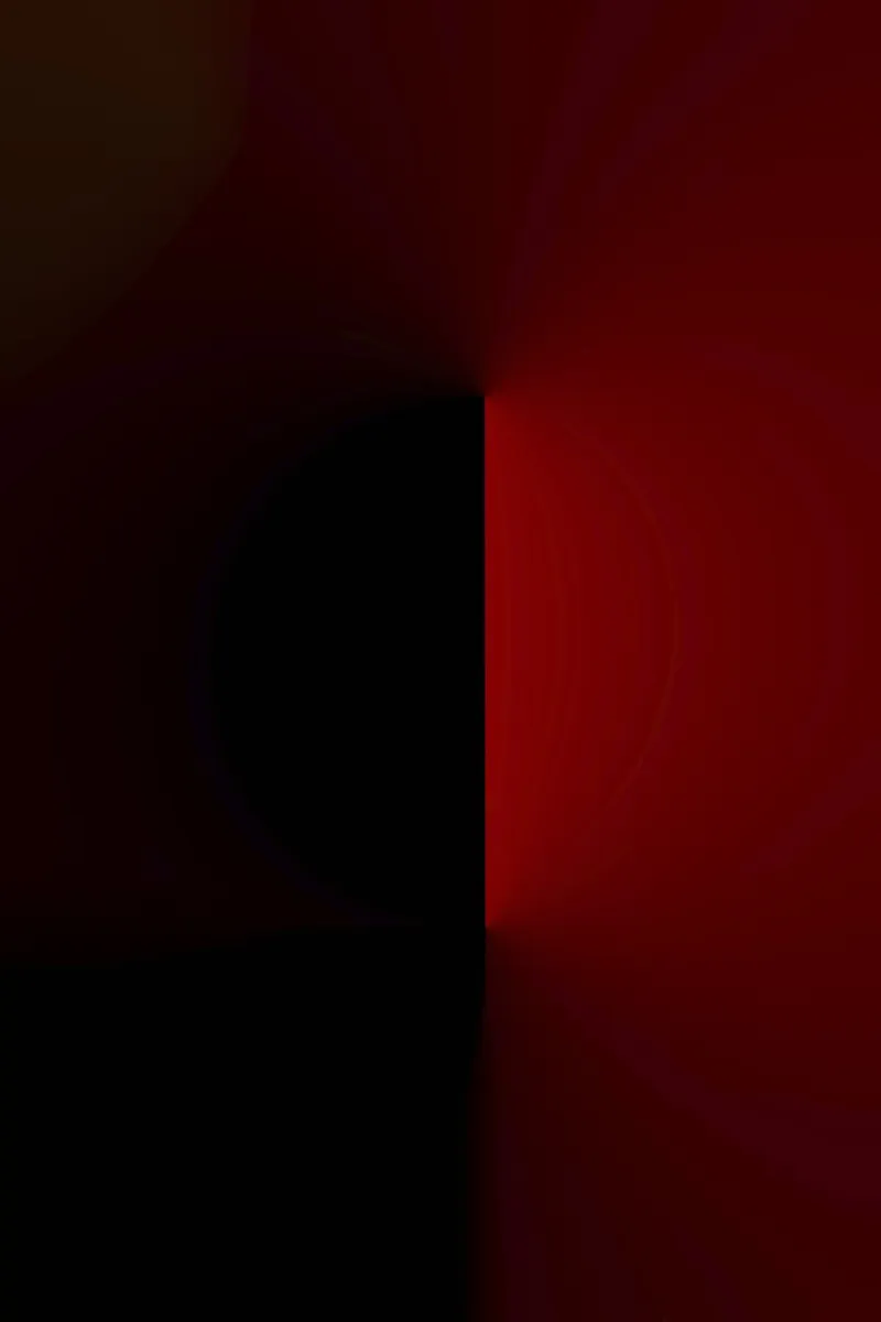 Red light and red shadow pellicola backlit da Metron