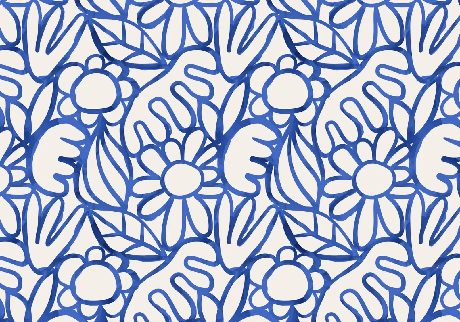 Dancing Shapes No 2 (Blue) carta hahnemühle da treechild