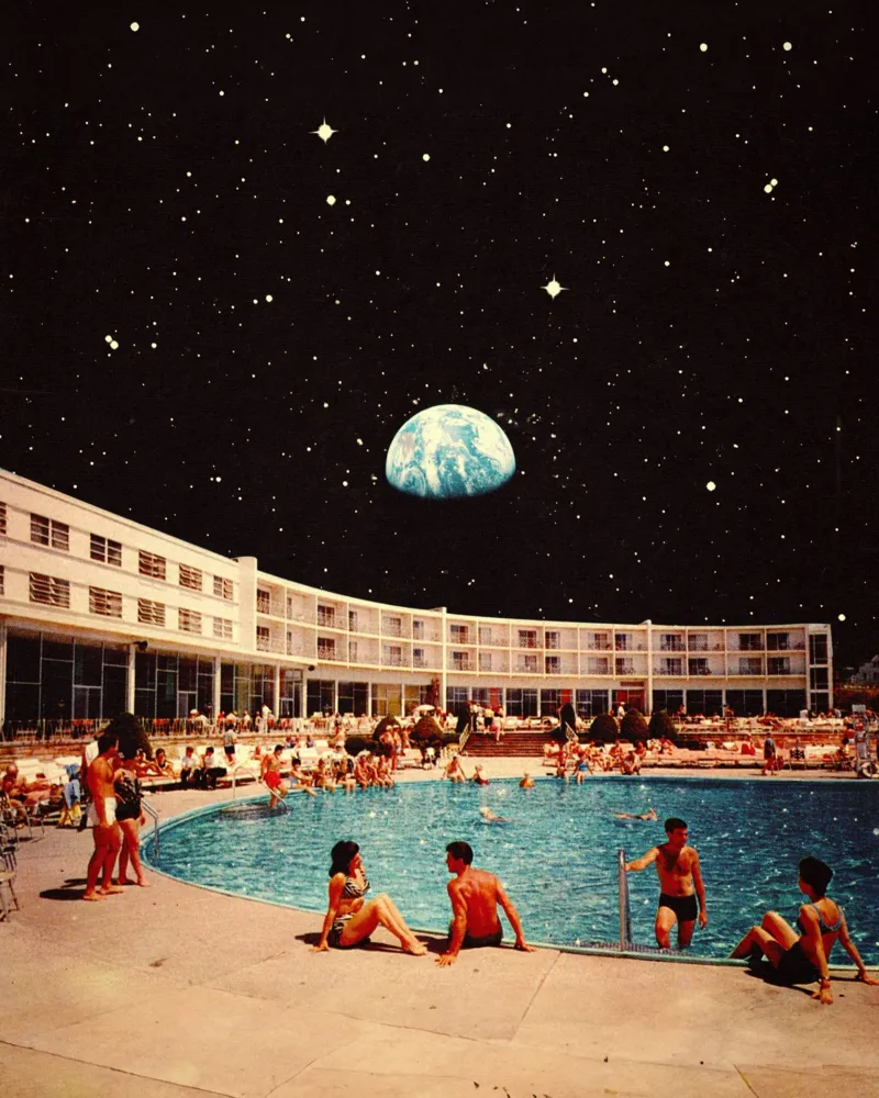 Der Lunar Pool Acryl-Glas von Taudalpoi